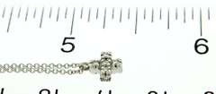 Delicate 14kt WG Mini Diamond Cross Necklace