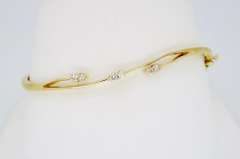 Unique Diamond Bangle Bracelet