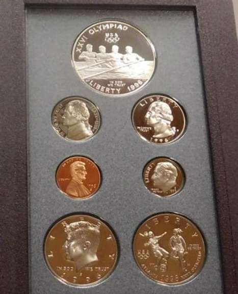 1996 Prestige Set, 7 piece set. Very rare, Key date