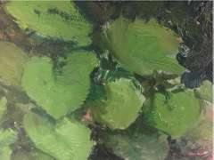 Impressionistic Garden by Renowned Painter Roman Frances