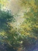 Impressionistic Garden by Renowned Painter Roman Frances