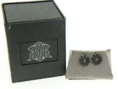 Black Rhod Champ Diamond Earrings