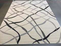 Carved Vivid Modern Design Area Rug 8X11