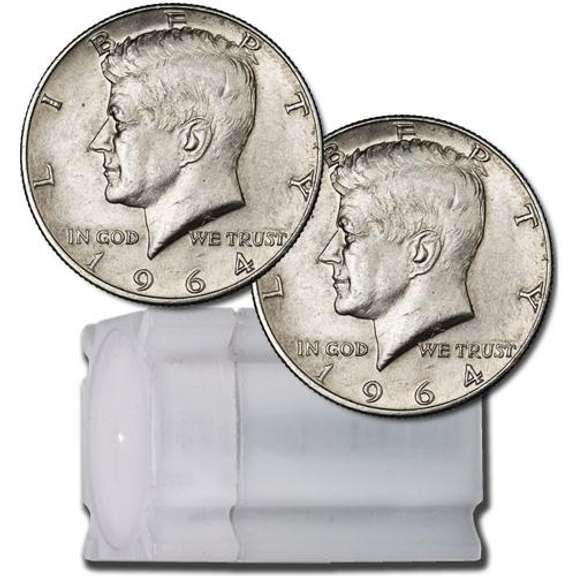 90% Silver Kennedy Halves Roll 20ct