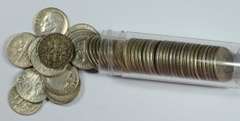90% Silver Roosevelt Dimes Roll 50ct