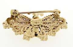 Cute Opal Butterfly Pin