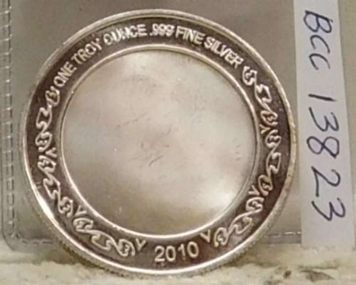 PROOF 1 oz Silver round - Birthday, engraveable