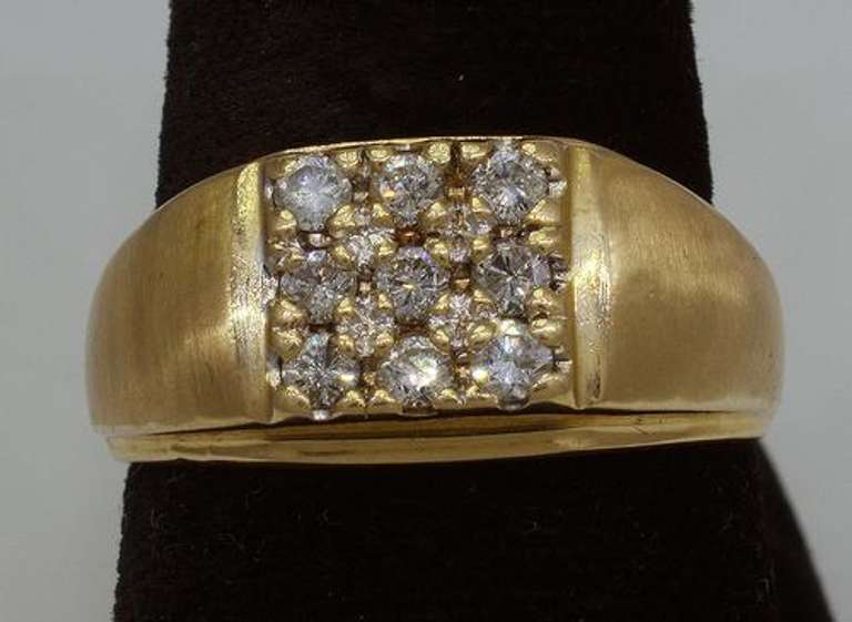 Flashy Vintage Diamond Band