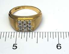 Flashy Vintage Diamond Band