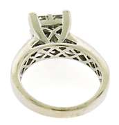 Fancy Princess Cut Diamond Cluster Ring