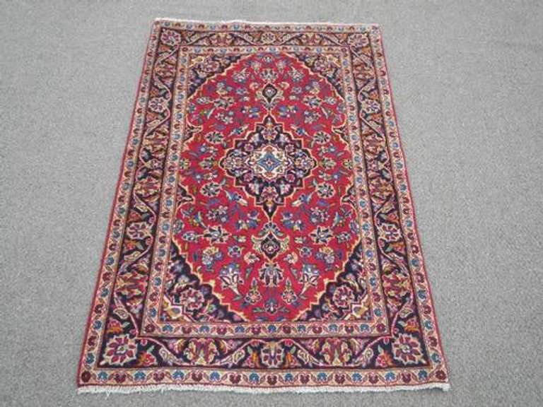 Semi Antique Persian Kashan 3.1x4.11