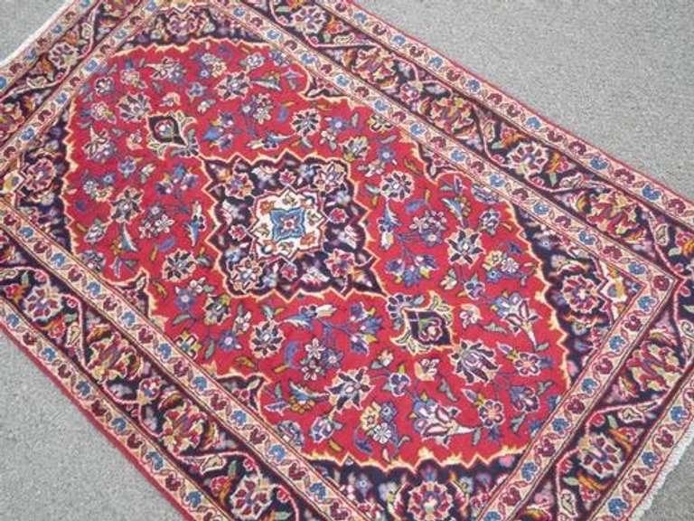 Semi Antique Persian Kashan 3.1x4.11