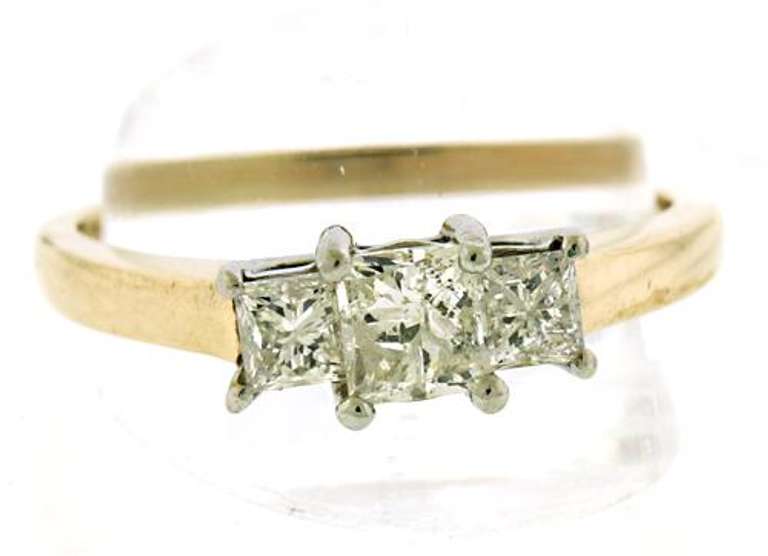 Fantastic Princess Cut Diamond Ring