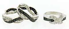 Set of Sterling Silver Earrings and Ring