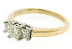 Fantastic Princess Cut Diamond Ring