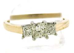 Fantastic Princess Cut Diamond Ring
