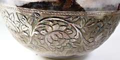 699.80 Grams Rare Design Silver Bowl