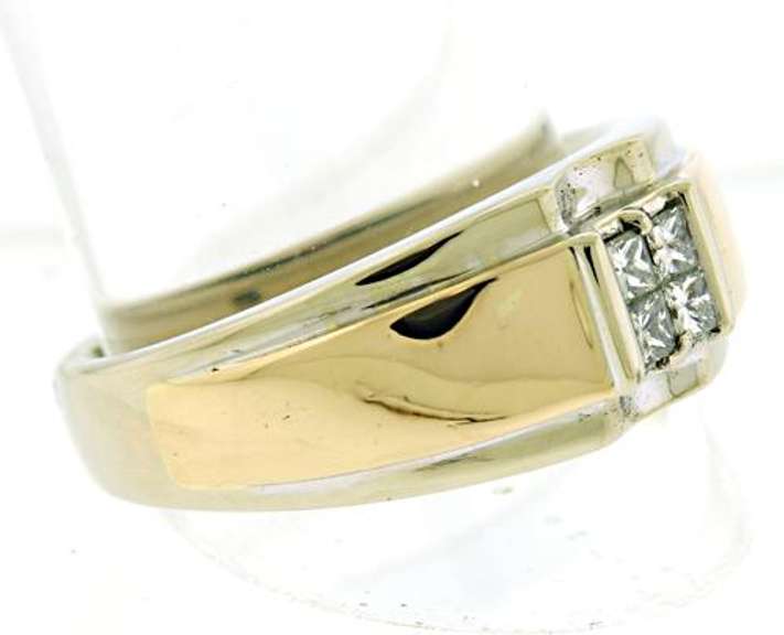 Men's Princess Cut Diamond Ring