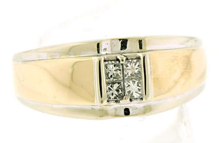 Men's Princess Cut Diamond Ring