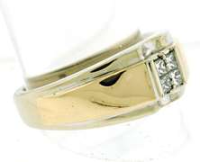 Men's Princess Cut Diamond Ring