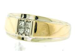 Men's Princess Cut Diamond Ring