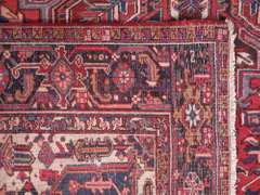 Semi Antique Persian Heriz 9.8x13.2