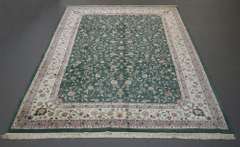 Handmade Indo Kashan Design 9.11x13.10