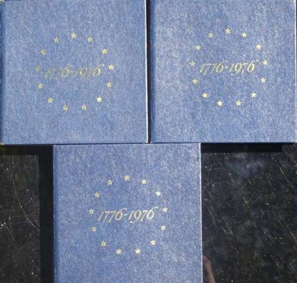3 Proof 3 Piece Silver Gem Proof Bicentennial Sets