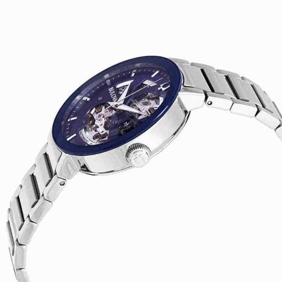 New Mens Bulova Automatic, Blue Dial