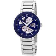 New Mens Bulova Automatic, Blue Dial