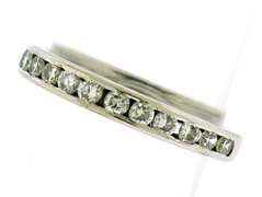 Classy Channel Set Diamond Band