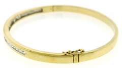 Divine 18kt Princess Cut Channel Set Bangle