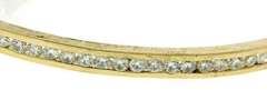 Beautiful Round Cut Channel Set Diamond Bangle