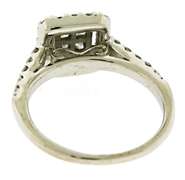 Stunning 14kt WG Diamond Invisible Set Halo Ring