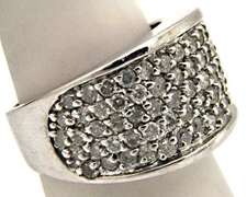 14KT WHITE GOLD 1.97 CTW PAVE' SET DIAMOND BAND.