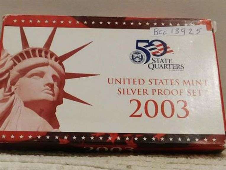 2003 Silver PROOF Set, w/ Mint Box, w/Sil State Qtrs.