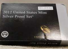 2012 Silver PROOF Set, w/ Mint Box, w/Sil State Qtrs.