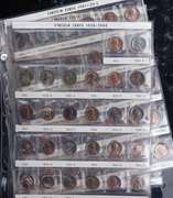 1934 -1974 PDS Red Brown Unc Lincoln Head Cent Collection