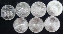 7  1976 $10 Canada Silver Olympic Coins