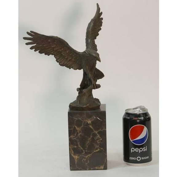 Flying Eagle Holding a Fish Bronze Sculpture