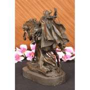 Viking Warrior on Horse Bronze Sculpture