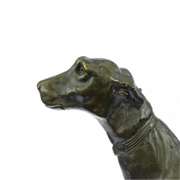 Greyhound Family Dog Bronze Sculpture