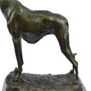 Greyhound Family Dog Bronze Sculpture