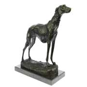 Greyhound Family Dog Bronze Sculpture