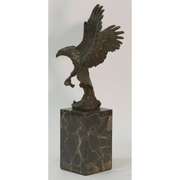Flying Eagle Holding a Fish Bronze Sculpture