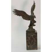 Flying Eagle Holding a Fish Bronze Sculpture