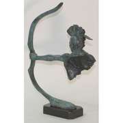 Indian Warrior Bronze Sculpture