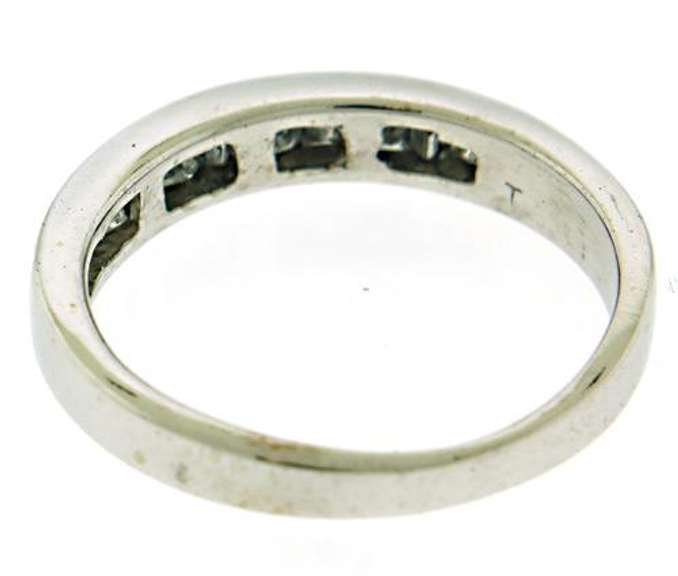 Amazing Princess Cut Channel Set Diamond Ring