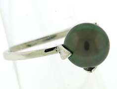 Akoya Pearl Leaf Ring