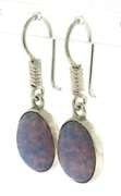 Created Opal Drop Earrings